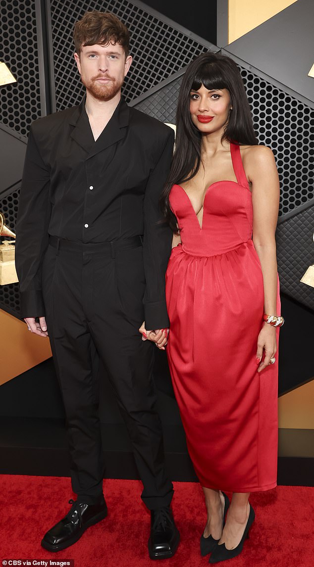 The actress is moving back to London from LA with her musician boyfriend James Blake (pictured together in Los Angeles last year)