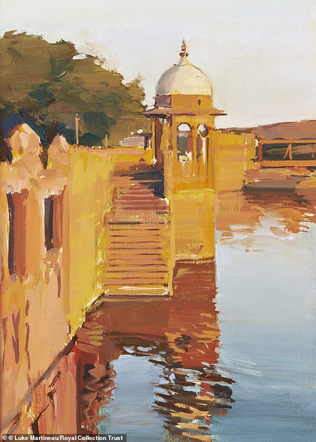 In India in 2010, the Prince of Wales sent an aide to urge artist Luke Martineau to catch the sunset at Bal Samand Palace. Martineau said: 'I breathed a huge sigh of relief that I was painting that very thing.'