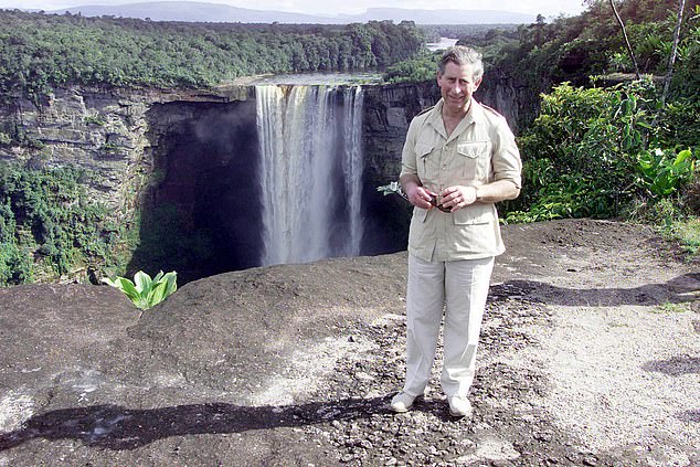 Prince Charles visited the spectacular spot in 2000. Kaieteur Falls is the highest continuous single drop waterfall in the world