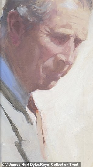James Hart Dyke's portrait of Charles in Kuwait