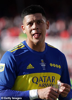 Former Man United defender Marcos Rojo (pictured) could now benefit