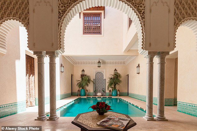 Pictured: Riad Kniza, Marrakesh, Morocco, North Africa