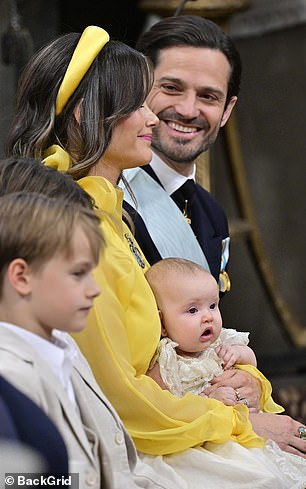 Carl Philip appeared charming in his military uniform