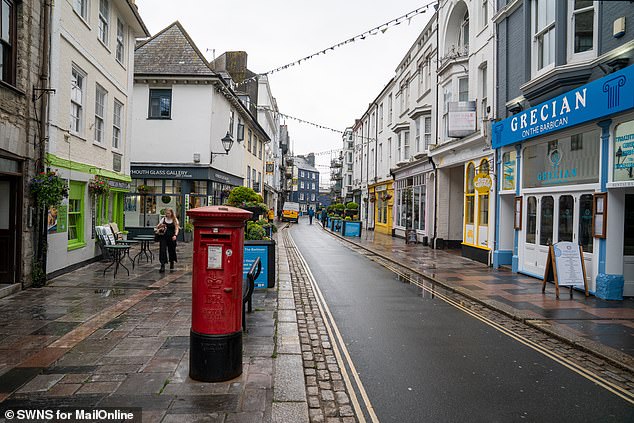 The Barbican in Plymouth is one of the main attractions for tourists, with cobbled streets and historic pubs
