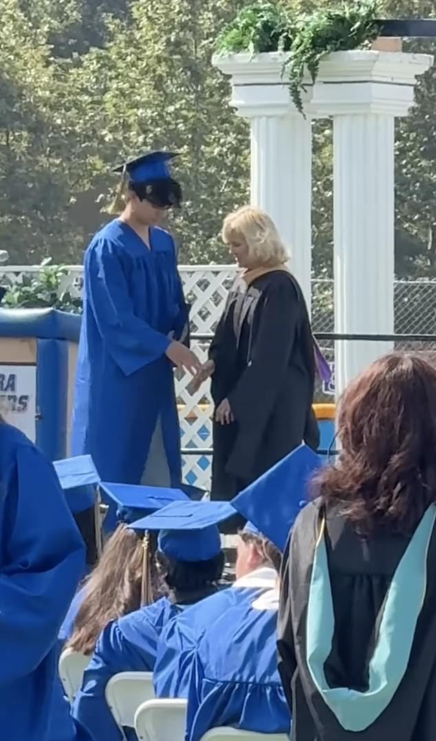Eddie captioned his sweet snaps, 'And the Class of 2025 is off and running! Congrats my boy @jakecibrian'