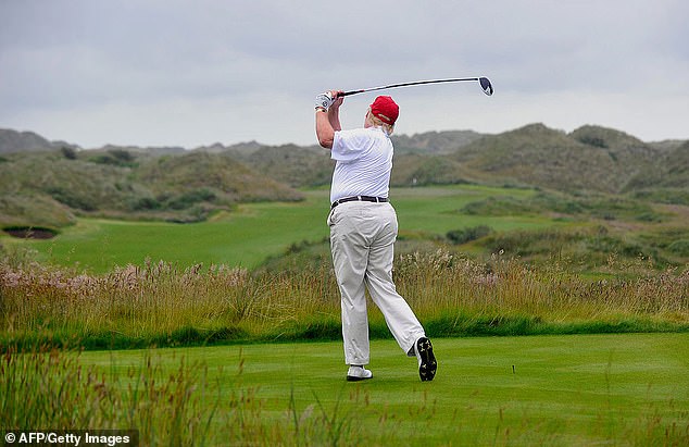 Opened in 2012, Trump International was the US President's original baby in Scotland
