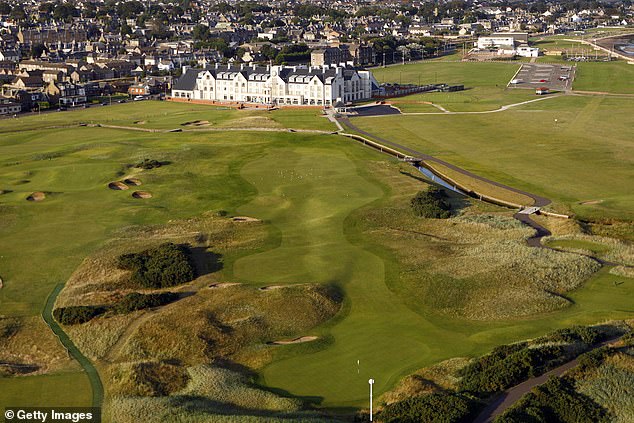 The 1st and the 16th at Carnoustie, routinely voted as one of the hardest courses in Britain