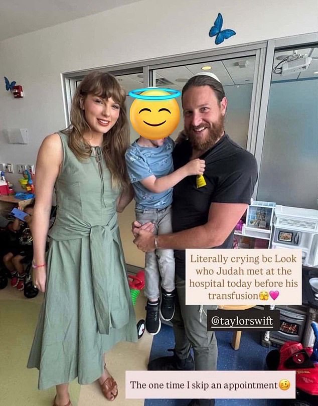Taylor Swift made a sweet surprise visit to a local children's hospital on Friday in Florida