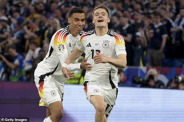 Wirtz and Jamal Musiala (left) are expected to be the future of German football, and now the former has the chance to prove himself in the Premier League