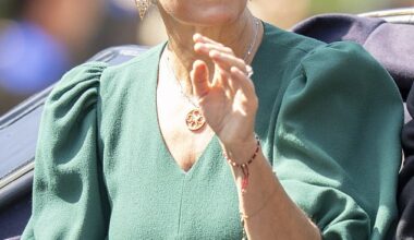 Sophie, The Duchess of Edinburgh looks radiant as she makes her way through the sun-kissed parade