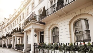 Elite: Prices in London's Belgravia have fallen by as much as 40 per cent
