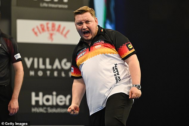 Germany were roared on to a stunning 8-4 victory by a partisan crowd in Frankfurt