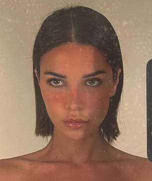 Pictured: Cruz Beckham's 30-year-old girlfriend Jackie Apostel