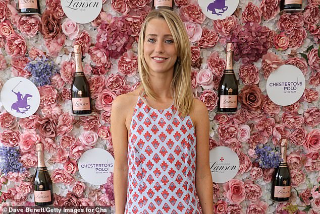 Pictured: Socialite and horse racing presenter Flora Gibbs at Chestertons Polo