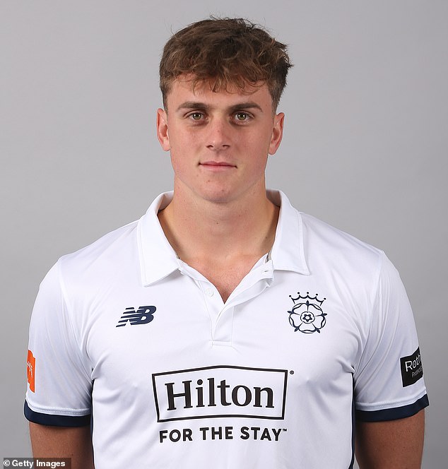 Jack pictured posing for a portrait during this year's Hampshire CCC photo call at Utilita Bowl