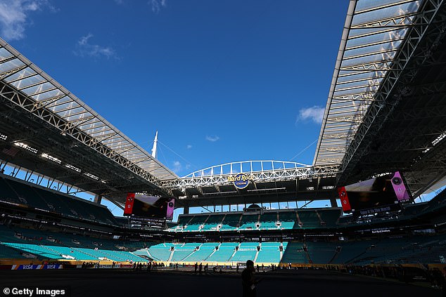 Benfica are due to face Boca Juniors at Hard Rock Stadium in Miami Gardens on Monday night