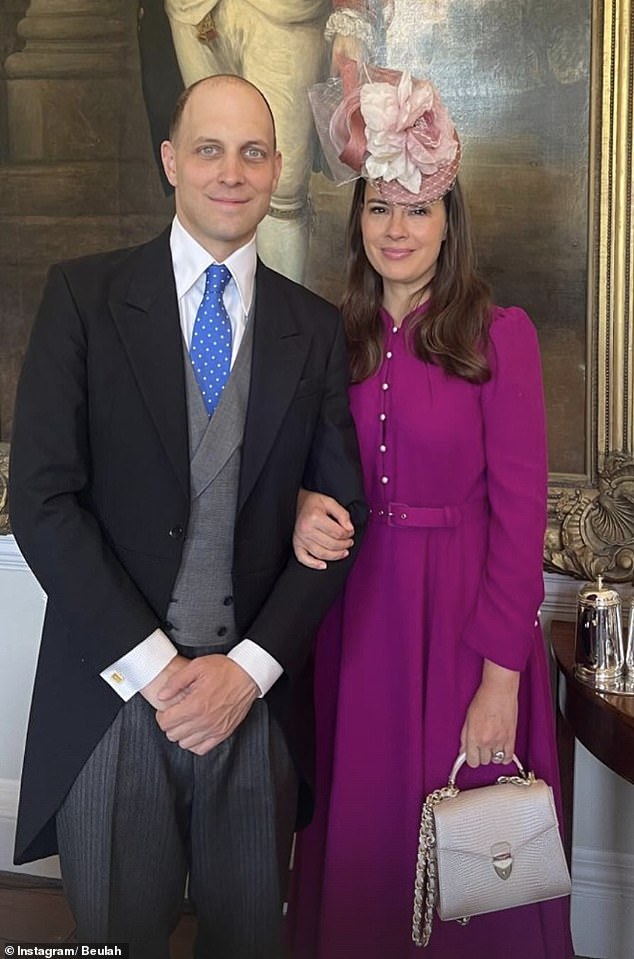 Fashion label Beulah London shared a snap of Frederick and Sophie during yesterday's Trooping the Colour