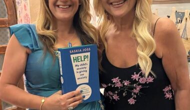 Saskia – a mother of two – is a joyful, energetic presence who talks thoughtfully, wittily and fast. It just so happens that she’s the daughter of Vanessa Feltz