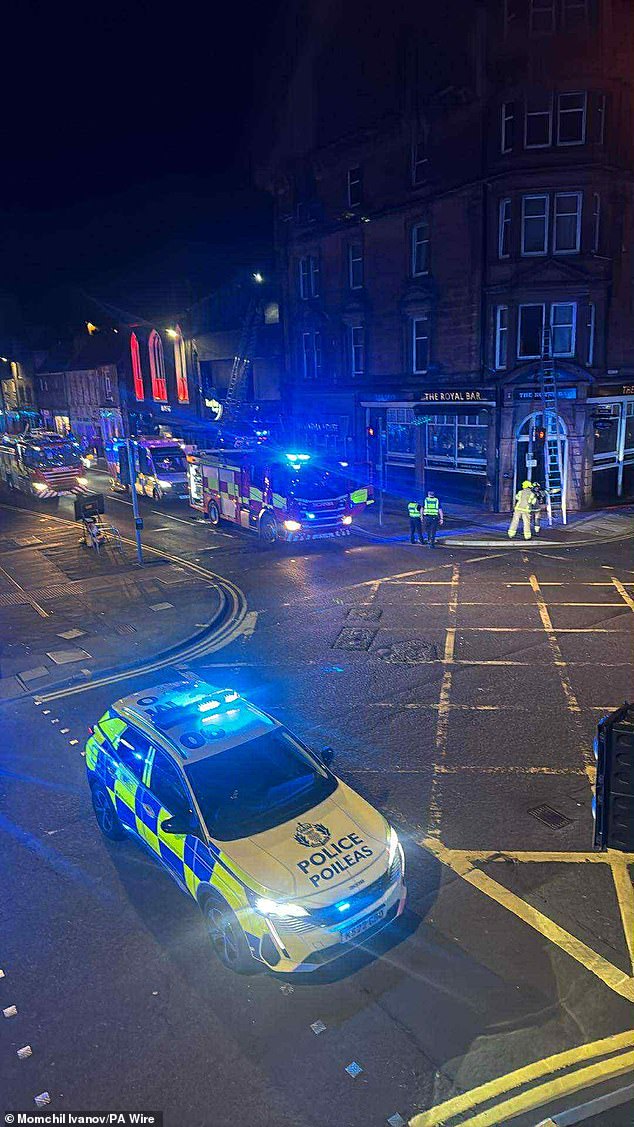 A man was found dead at the scene, while the eight-year-old girl and another man, aged 27, were taken to hospital