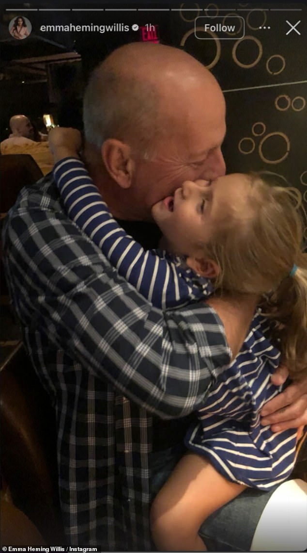 On Sunday morning, the 46-year-old actress, who shares daughters Mabel, 12, and Evelyn, 10, with legendary action star, 70, paid tribute to her longtime spouse on Instagram