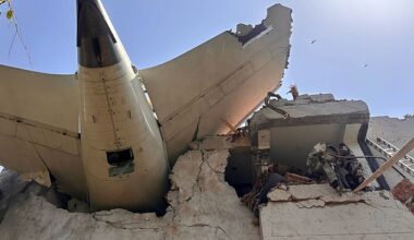 The aftermath of the Air India crash on Thursday, when a plane bound for London hit doctors' accommodation in Ahmedabad