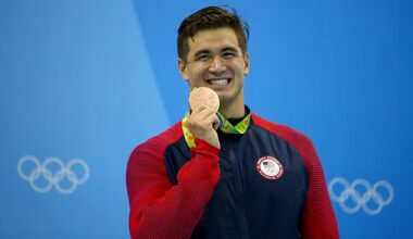 Nathan Adrian, a five-time Olympic gold medallist, was diagnosed with testicular cancer at age 30 after feeling a hard lump and swelling