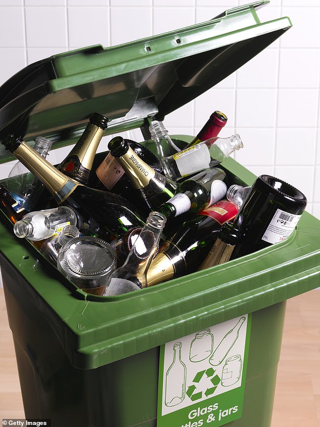 People living in North Somerset are asked to use a plastic bag they would already be throwing away, such as a bread bag and no bigger than a carrier bag, squash all the air out and tie it with a knot (stock image)
