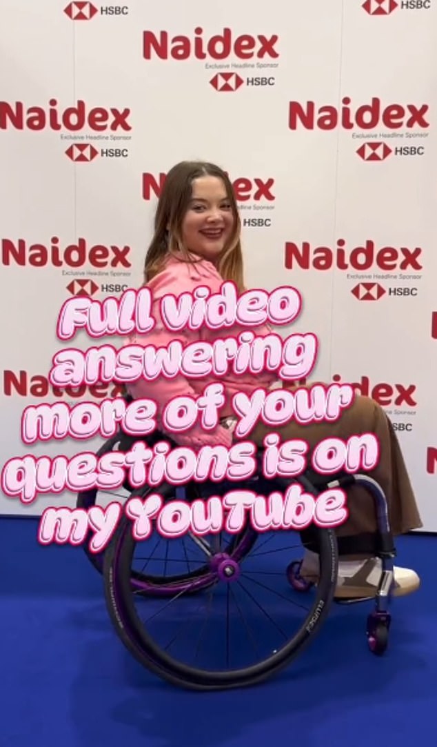 Amy now uses her platform to raise awareness for the condition and support those battling with mental health issues as a result of chronic conditions
