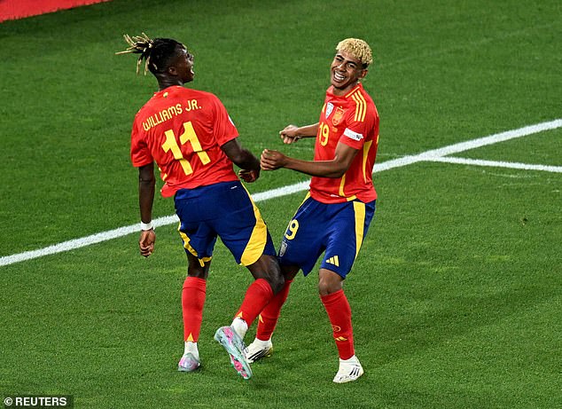 Williams could link up with Spain team-mate Lamine Yamal at the Camp Nou next season