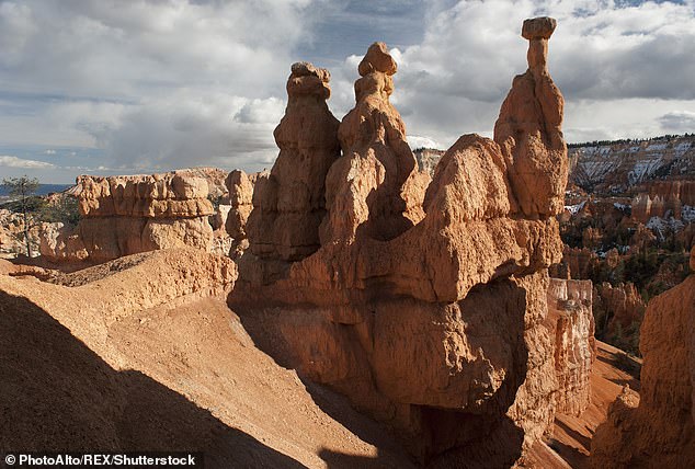 These same processes are responsible for the formation of the Hoodoo pillars in the American Southwest which also often have a mushroom-like shape
