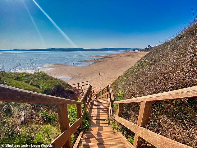 Exmouth in Devon is the third-best rated seaside spot for families. Known as the gateway to the Jurassic Coast, the area's water quality is classified as 'excellent'
