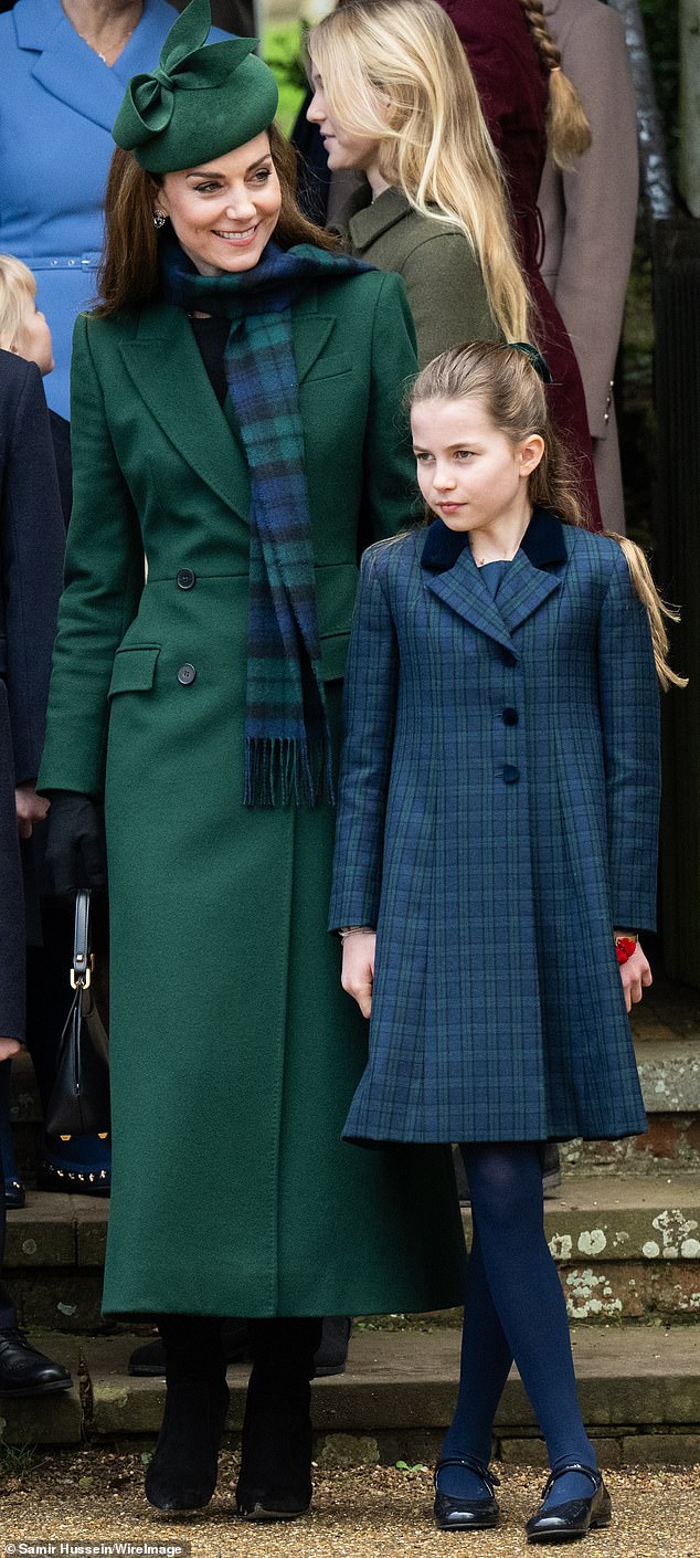 The Princess of Wales was last seen sporting what appears to be the same Kiltane cashmere check scarf on Christmas Day, 2024, in Sandringham