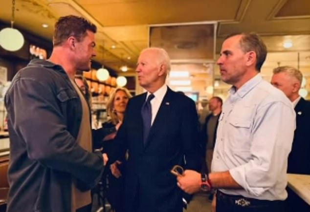 The actor, who has over 4.2 million followers on Instagram, shared a reel consisting of photos and clips from the presidential visit