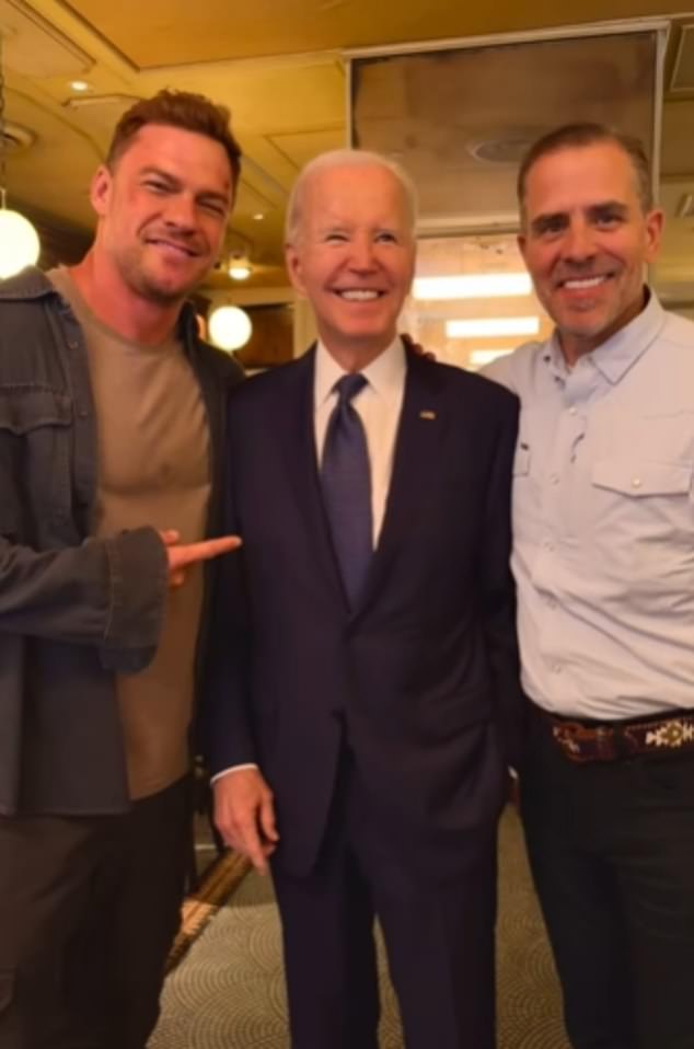 The actor, who has over 4.2 million followers on Instagram, shared a reel consisting of photos and clips from the presidential visit