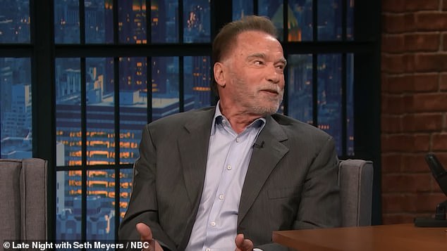 Schwarzenegger went on to reveal how fans, especially women, used to give him their cards, but now they're asking him to pass their info on to the American Sports Story: Aaron Hernandez actor