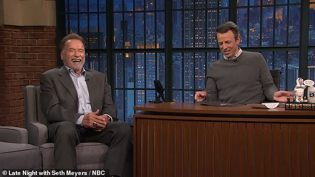 Arnold defended on Monday's Late Night with Seth Meyers: 'Well I do. In the seventies, that's what you said, you know? But maybe today they call it something else, I don't know. What do they call it now?'