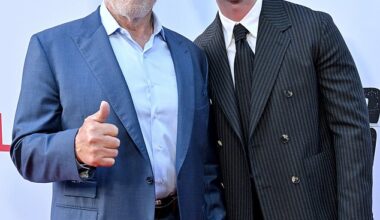 Arnold Schwarzenegger is so proud of his son Patrick Schwarzenegger's success following his scantily-clad role as the wealthy Saxon Ratliff in season three of HBO's The White Lotus, that he's repeatedly bragged about his nude scenes (pictured last Wednesday)