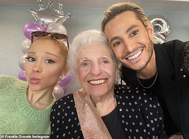 Ariana's brother, Frankie Grande, also paid tribute to his grandmother with a heartwarming Instagram tribute
