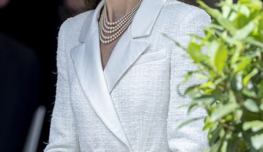 The Princess of Wales at the Order of the Garter service at St George's Chapel on Monday