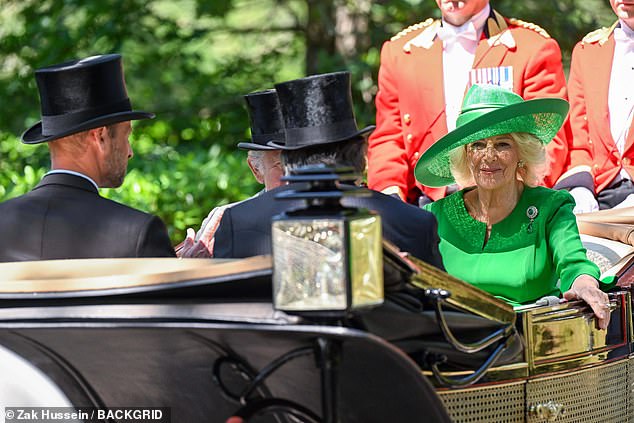 The King and Queen are joined by Prince William and Prince Saud bin Khalid Al-Saud today