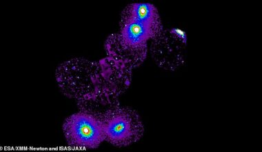 Scientists have discovered a vast thread of 10-million-degree gas stretching out through space, and it could be where the universe's hidden matter is hiding