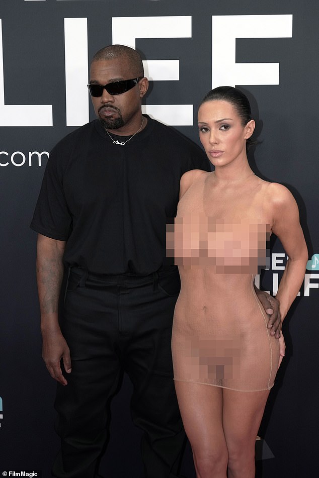 In February, Censori shocked the world as she exposed herself in a sheer dress at the 67th GRAMMY Awards