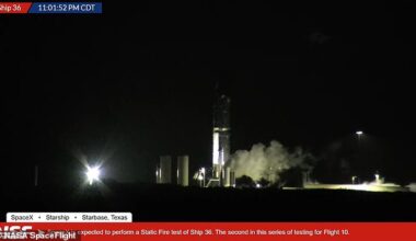 Shocking footage from SpaceX's Starbase shows the Starship apparently trying to lift off during a static fire test on Wednesday