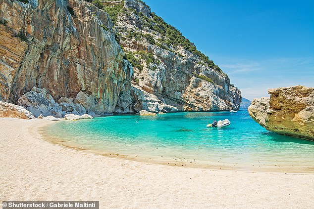 Cala Mariolu in Sardinia is Italy's second entry in the top 10 list after Spiaggia dei Conigli