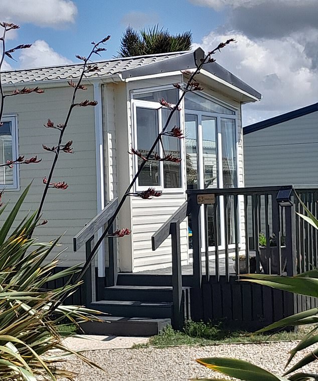 Debbie Mularczyk's caravan at SeaView Holiday Park, Cornwall, which she bought for an initial lump sum of £32,000