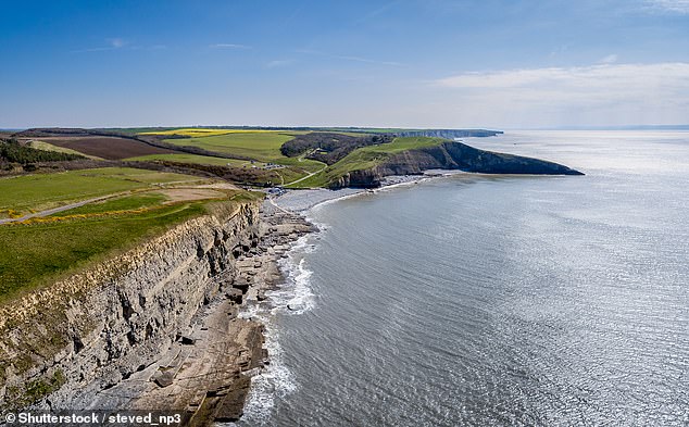 Dunraven Bay,on the south coast of Wales, is popular for fossil hunting and coastal walks