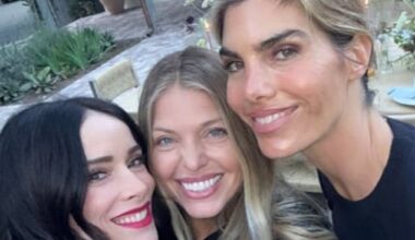 Meghan Markle's besties (Abigail left and Delfina right) posed up a storm at a luxury dinner for female founders - but the Duchess of Sussex was nowhere to be seen