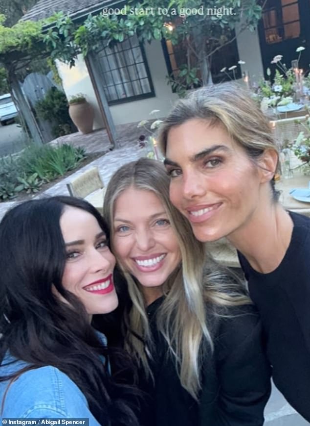 Meghan Markle's besties (Abigail left and Delfina right) posed up a storm at a luxury dinner for female founders - but the Duchess of Sussex was nowhere to be seen