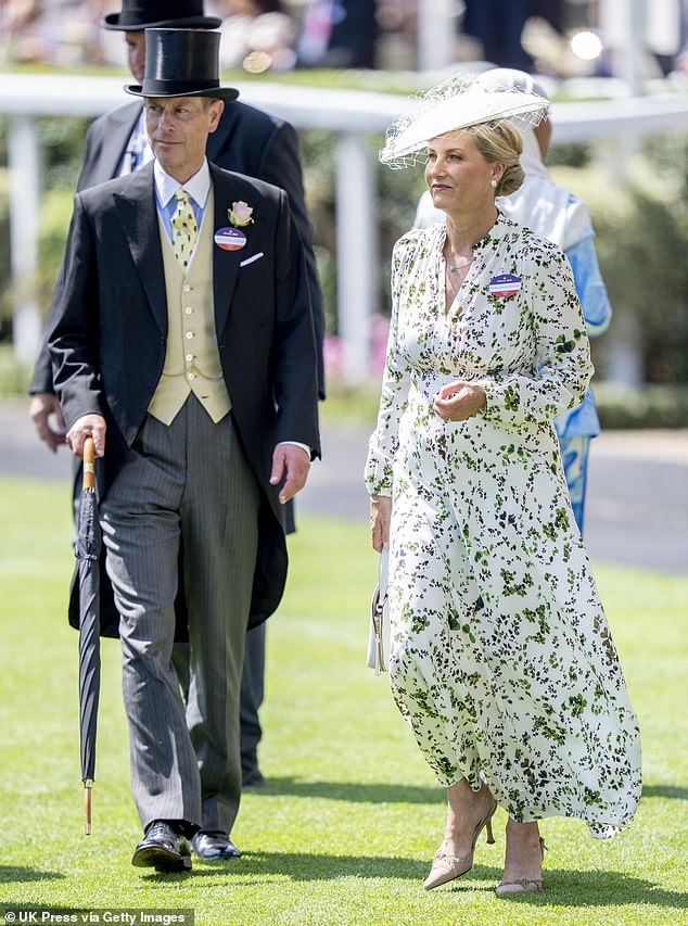 The Duke and Duchess of Edinburgh appeared not to break a sweat today