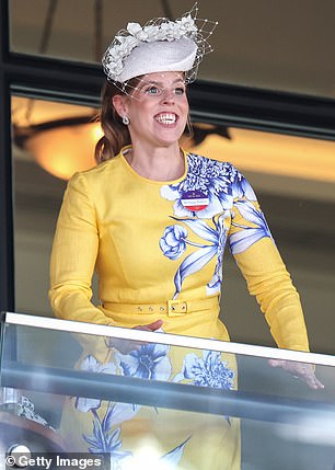 Beatrice appeared thoroughly entertained as she watched the action